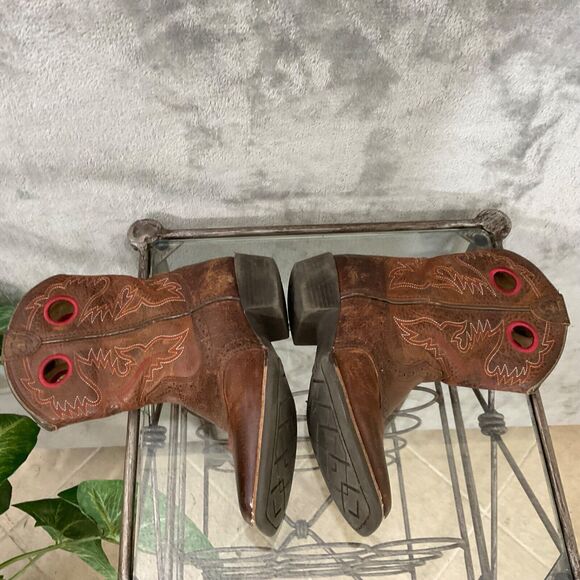 ARIAT BOOTS KIDS size 13.5  STYLE 10014101 SQUARE TOE pull on - Picture 7 of 15